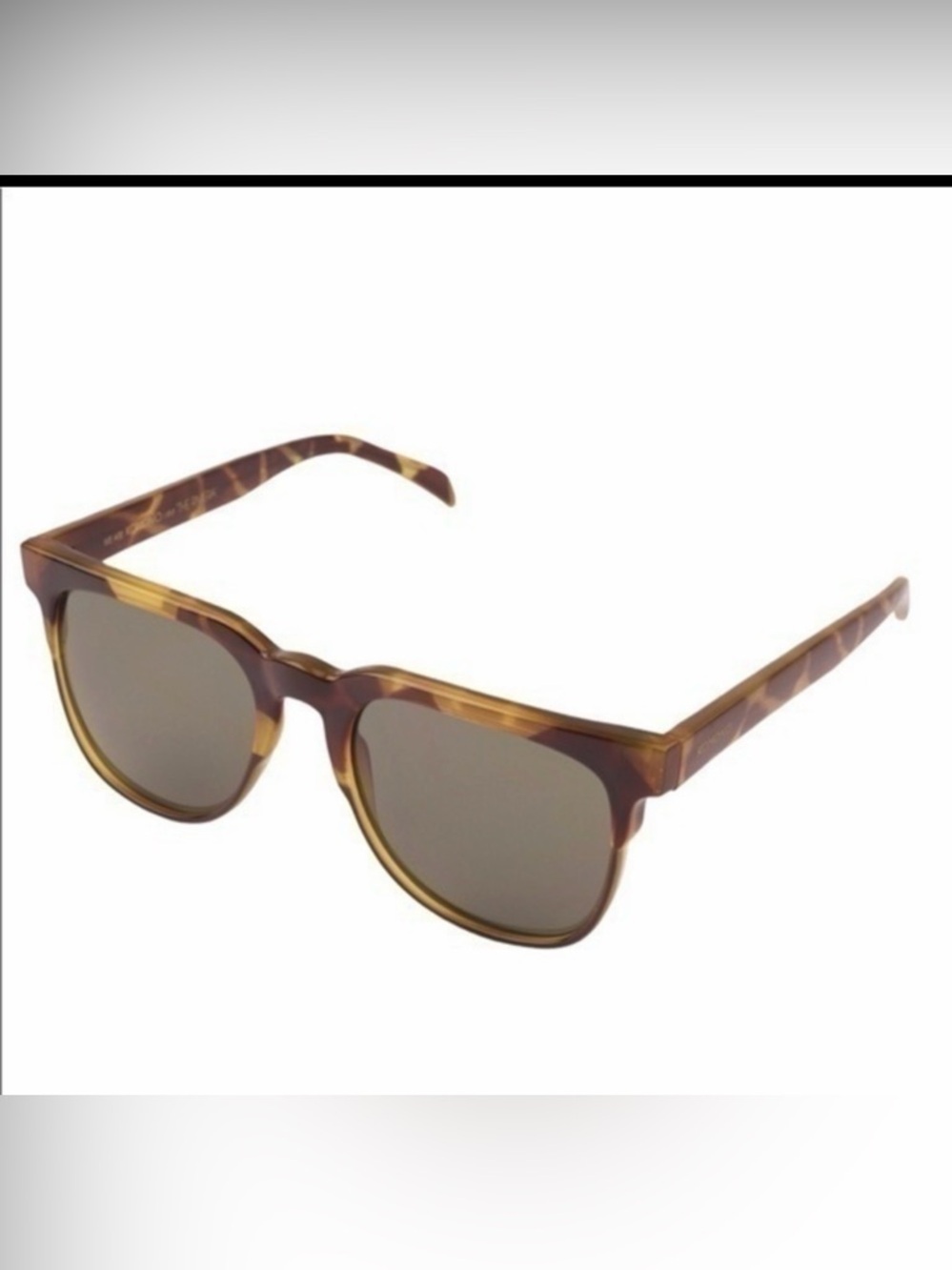 KOMONO Riviera Green Tortoise Sunglasses NEW - Picture 3 of 16